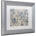 thumbnail image 2 of Trademark Fine Art "Toile Fabrics I" Canvas Art by Color Bakery White Matte, Silver Frame, 2 of 4