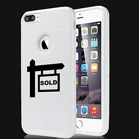 For Apple iPhone (7 Plus) Shockproof Impact Hard Soft Case Cover Real Estate Agent Broker Realtor Sold