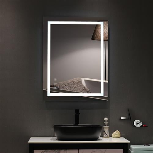 UBesGoo 36x28 inch LED Lighted Bathroom Mirror Silvered ...