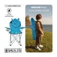 thumbnail image 3 of Silla Plegable Reforzada Para Camping Con Funda De Transporte Y Diseño Infantil De Hipopótamo, 3 of 6