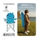thumbnail image 3 of Silla Plegable Reforzada Para Camping Con Funda De Transporte Y Diseño Infantil De Hipopótamo, 3 of 6
