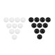 thumbnail image 1 of 20 Pcs Marbles 16mm Glass Marbles Knicker Glass Balls Decoration Color Nuggets Toy, 1 of 5