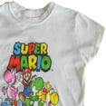 thumbnail image 4 of Super Mario with Yoshi Family Big Girl's White T-Shirt - (XL-16), 4 of 4