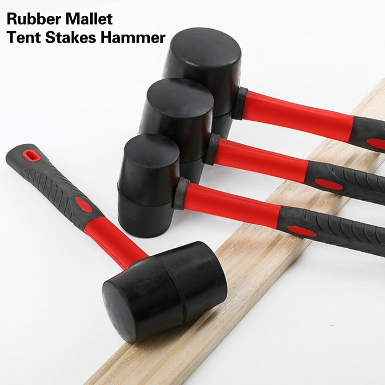 Hyper Tough Double Headed Rubber Mallet Non-Marring Hammer