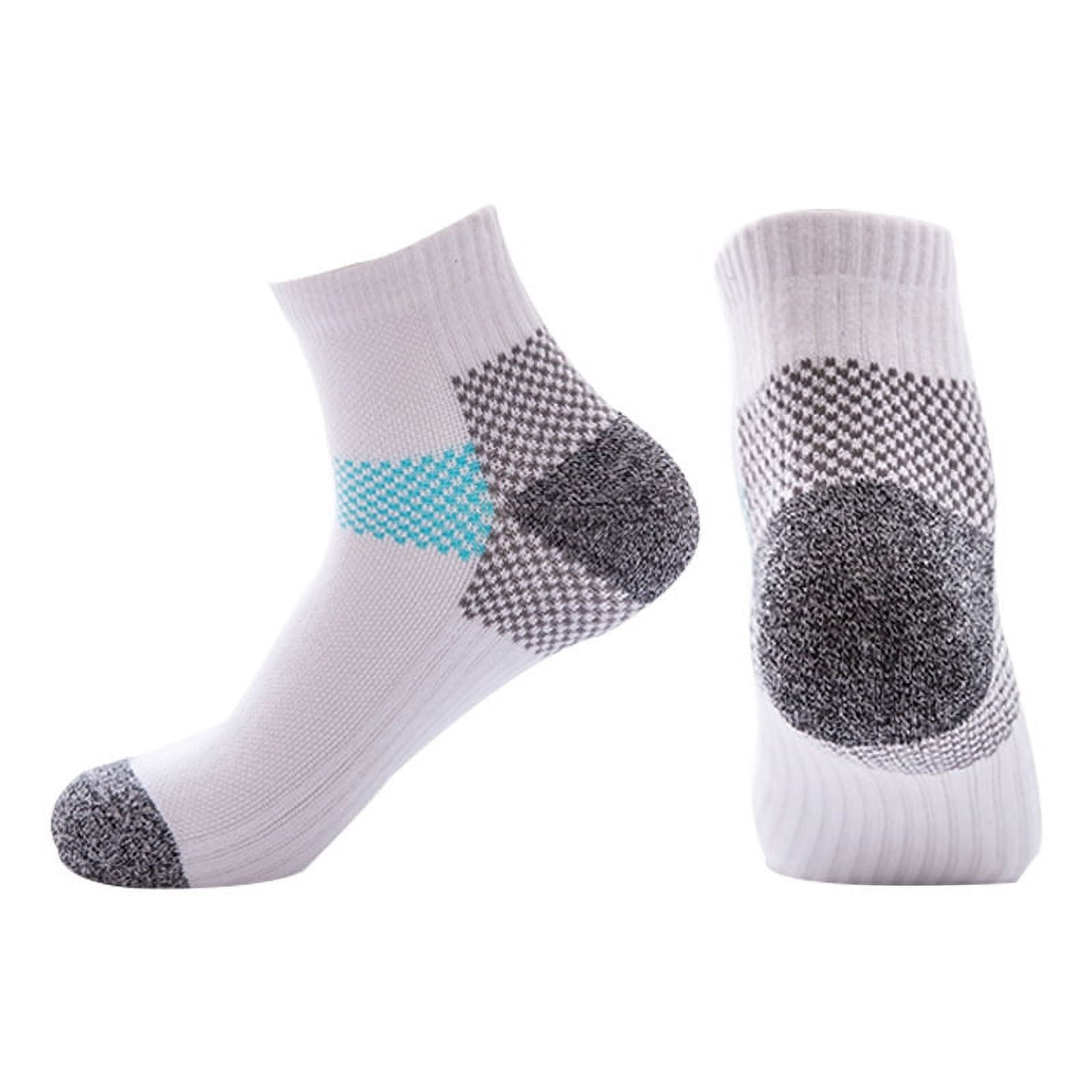 Compression Socks for Unisex Men and Women , Ankle Soft Moisture-Wicking Socks , Athletic Cushioned Low Cut Running Socks for a Secure Fit - 8 Pairs