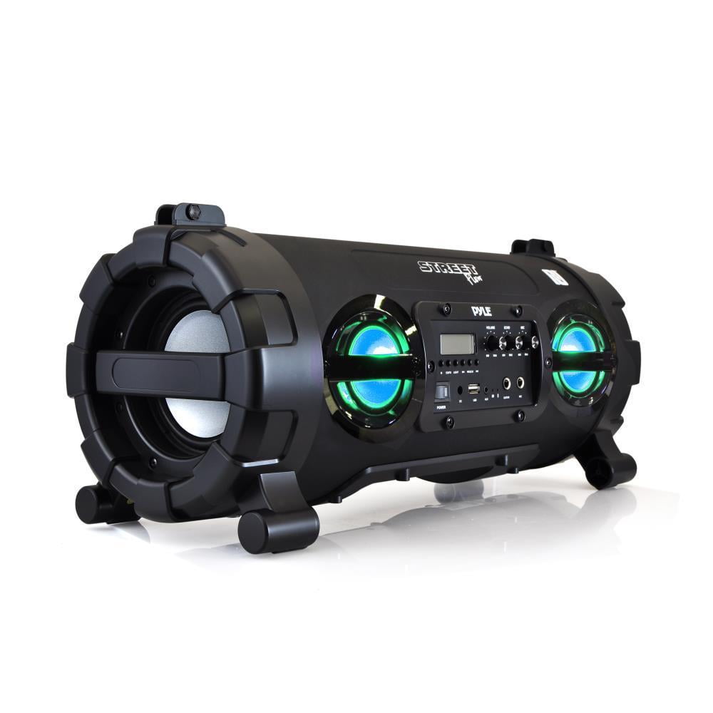 Pyle Wireless And Portable Bluetooth Boombox Speaker High Powered Rugged And Durable Stereo System