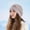 Pink, variant on SYMOID Womens Beige Fuzzy Knit Beanie - Warm Acrylic Winter Hat, One Size Fits Most for Daily Casual & Cold-Weather Outdoor Activities,Size Free Size