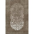 thumbnail image 2 of Addison Rugs Mayfield Washable Transitional Circles Chocolate Rectangle Rug, 9' x 12', 2 of 6