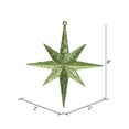 thumbnail image 2 of Vickerman 8" Lime Iridescent Glitter Bethlehem Star Christmas Ornament, 4 per Box, 2 of 3
