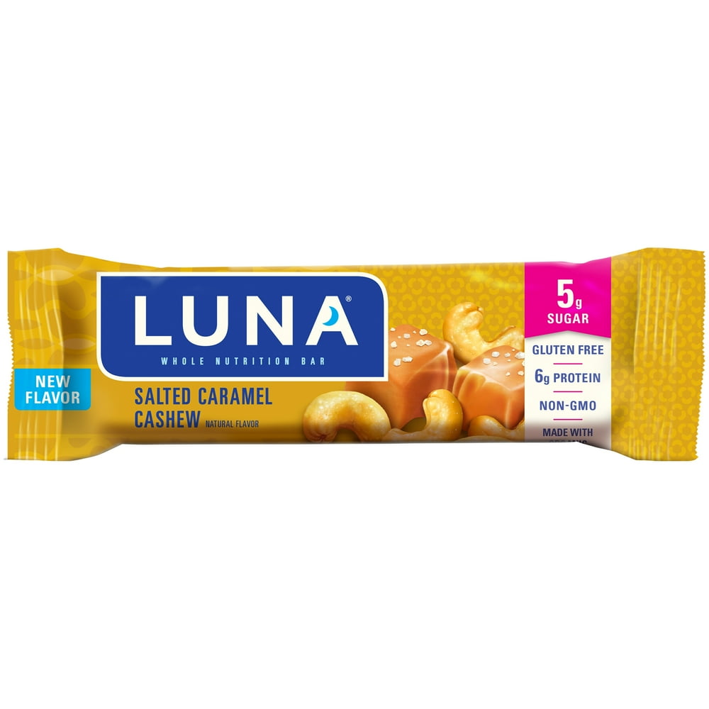 Luna® Salted Caramel Cashew Whole Nutrition Bar 1.48 oz. Wrapper