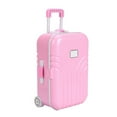 thumbnail image 3 of Baby Suitcase Toy Cute Plastic Rolling Suitcase Mini Luggage Box (Pink), 3 of 11