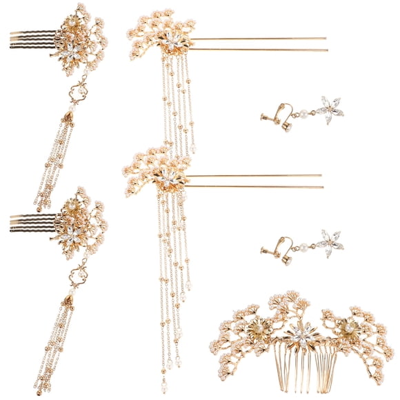 OUNONA Adorno Para Con Doradas Ideal Para Bodas Y Tradicional China