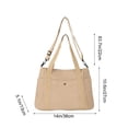 thumbnail image 3 of Bolso tote para mujer de gran capacidad, bandolera, bolso tipo H, bolso casual para el trabajo o para ir al trabajo, bolso tote para uso diario, tela Oxford, bolso de mano con múltiples bolsillos,, 3 of 6