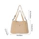 thumbnail image 3 of Bolsa Tote de Gran Capacidad para Mujer con Correa de Hombro Ajustable, Uso Casual y Diario para el Trabajo, Tela Oxford y Poliéster, Negro, Blanco, Caqui, Verde Militar, 3 of 6