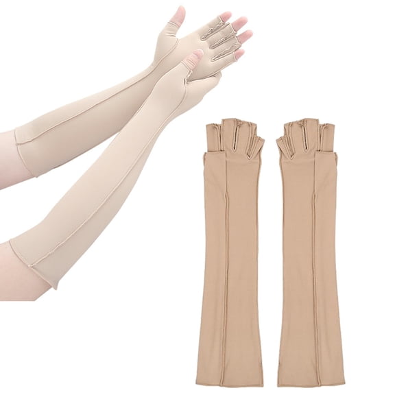 UTOURS Long Compression Gloves Ideal for Fitness Training These Yellow Stretch Non Slip Breathable Gloves Offer Superior Comfort and Functionality for Both Men and Women During Workouts