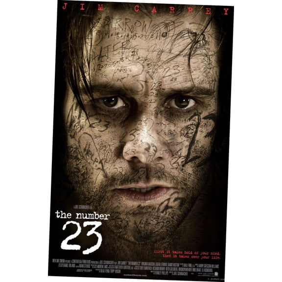 Number 23 Mini Poster 11inx17in in Mail/storage/gift tube 11x17 poster