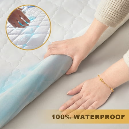 Mainstays Waterproof Mattress Pad, Full 54 in x 75 in