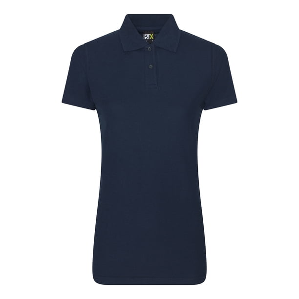 PRO RTX - Polo modelo Pro Piqu para mujer (Azul marino)
