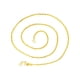 thumbnail image 5 of Collar de cadena de oro Fernando Gargantilla de cadena única 45 cm Estilo A, 5 of 8