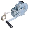 thumbnail image 4 of Máquina manivela de la tracción del remolque del torno manual del torno 1000LBS con la cuerda de alambre de acero, 4 of 10