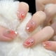 thumbnail image 4 of Diamante Incrustado Que Lleva Un Ligero Y Lujoso Parche De Manicura Temperamento Uñas Falsas 3D Nuo Gu, 4 of 4