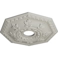 thumbnail image 3 of Ekena Millwork 18"OD x 3 1/2"ID x 1 1/2"P Nottingham Ceiling Medallion (Fits Canopies up to 4 5/8"), Hand-Painted Pot of Cream, 3 of 5