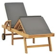 thumbnail image 6 of vidaXL Sun Loungers with Cushions 2 pcs Solid Teak Wood Blue, 6 of 130