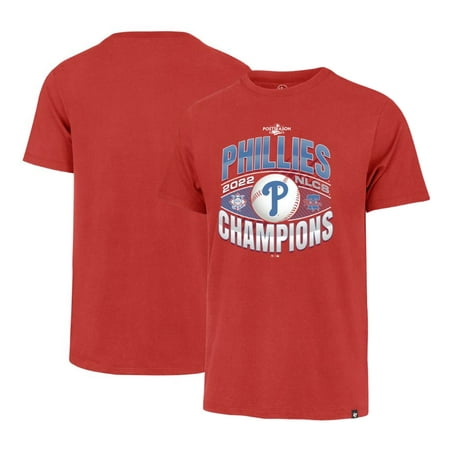 Men's '47 Red Philadelphia Phillies 2022 National League Champions Franklin T-Shirt