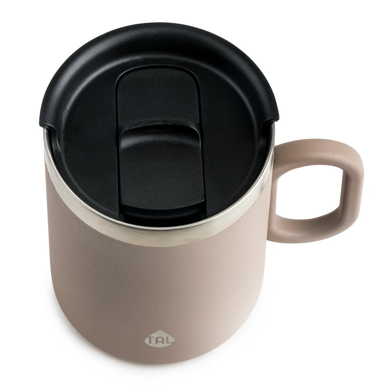 Tal Stainless Steel Brew Coffee Mug 15 fl oz, Taupe