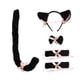 thumbnail image 1 of GOOHOCHY 1 set Faux Fur Animal Ears Band de cabello Cat Cail Pulseras Pintas de lazo Boind Halloween Suministros de cosplay, 1 of 8