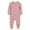 Pink-a, variant on Otqutp Baby Boys Girls Cotton Rompers Footless Pajamas Front Zipper Long Sleeve Sleeper Jumpsuit Cotton Pajamas Sleep and Play(Green-a,12-18 Months)
