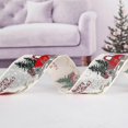 thumbnail image 3 of 5cm Christmas Ribbon Christmas Tree Ornament Printed Ribbon, 3 of 3