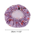 thumbnail image 2 of Unique Bargains Women's Strawberry Bath Cap 1 Pc Red Purple, 2 of 3