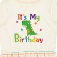 thumbnail image 4 of Inktastic Dinosaur Birthday Party Girls Toddler Dress, 4 of 5