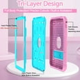 thumbnail image 3 of SUPNICE Case for iPad 10th Generation 2022 10.9 Inch,iPad 10th Generation Case with Pencil Holder & Kickstand,Shockproof Anti-Slip Protective Case for iPad 10th Generation 10.9",Pink and Turquoise, 3 of 7