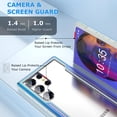 thumbnail image 4 of Compatible with Galaxy S23 Ultra Case, Heavy Duty Shockproof Military Drop Protection Slim Cases Phone Covers Clear for Samsung Galaxy S23 Ultra 5G 6.8 inches - Iridescent, 4 of 6