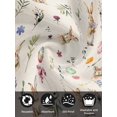 thumbnail image 7 of Easter Cloth Napkins Set of 4 Reusable Dinner Napkins, Country Rabbits Colorful Eggs Leaves Flowers Cocktail Napkin Washable Table Napkins for Wedding/Holiday Party/Baby Shower 20"x20", 7 of 7