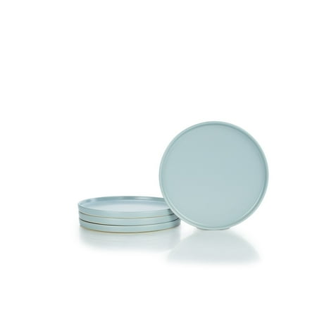 

Everything Kitchens Modern Flat 8 Lunch Plates (Set of 4) | Dusty Blue