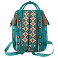 thumbnail image 6 of Wrangler Aztec Travel Backpack Baby Bag for Women with Stroller Strap and Side Bottle Pockets Organized Diaper Bag, Green, 6 of 9