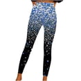 thumbnail image 3 of QATAINLAV Womens Leggings Fashion Glitter Sequin Print Yoga Pants Stretchy High Waisted Workout Gym Tights Cozy Lounge Pants Multicolor XXL Vacation Sale, 3 of 7