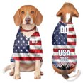 thumbnail image 2 of Dog Clothes,Pet Shirt Printed Clothes with American Flag,Soft Light & Breathable,Dog Top for Daily Pet Wear,Outdoor Walking Outfit,Pet Party Apparel, 2 of 7