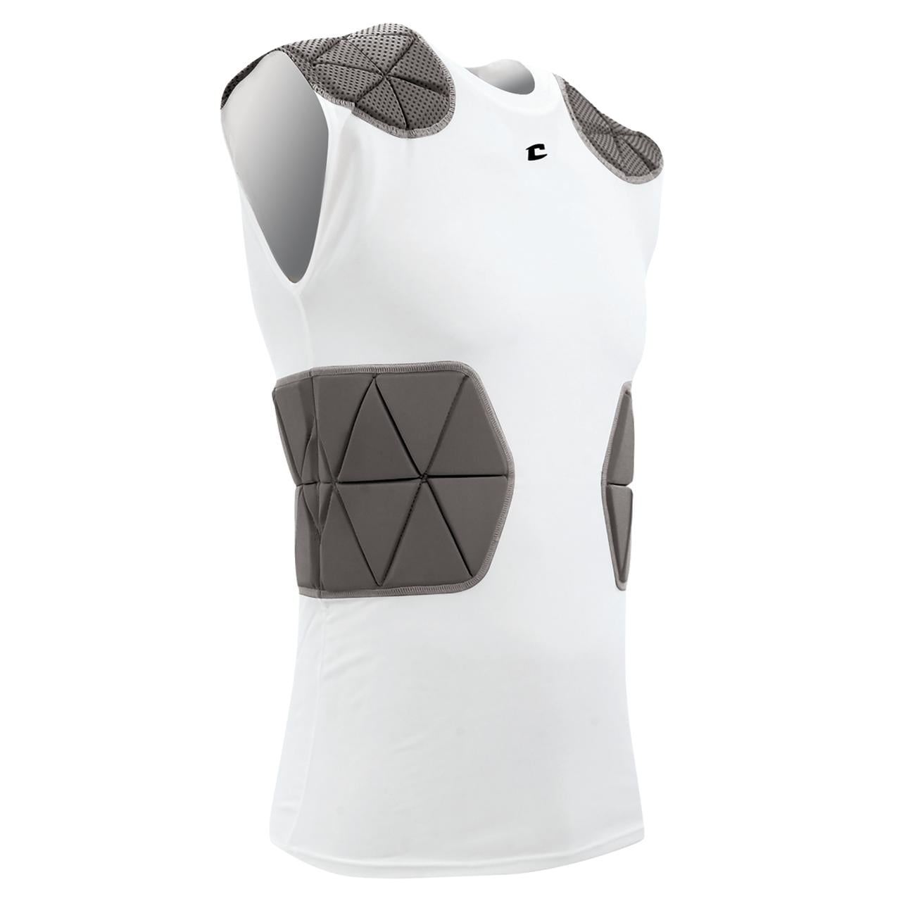 Champro Tri-Flex Compression Padded Shirt 2XL Gray XXL Football New 2X 