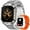 Orange+Sliver, variant on Smart Watch for Men Women 1.96" High - definition Large- screen Bluetooth Call Sports Outdoor Smart Watch with Fitness Tracker Waterproof