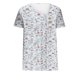 thumbnail image 5 of Top de Verano Mujeres Cuello en V Casual Top de Manga Corta, Ligera Primavera Y Blusa de Verano para las Mujeres, 5 of 5