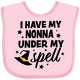 thumbnail image 3 of Inktastic I Have My Nonna Under My Spell with Cute Witch Hat Boys or Girls Baby Bib, 3 of 4