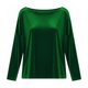 thumbnail image 4 of Karight Velvet Tops for Women Long Sleeve Crew Neck Tshirts Casual Loose Fit Tunic Blouses Elegant Party Dressy Outfits, 4 of 5