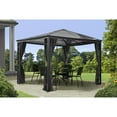 thumbnail image 4 of Sojag Turia 10 x 12 x 6 ft Grey Polyester Curtains, 4 of 7