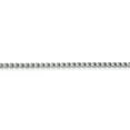 thumbnail image 3 of Primal Gold 14 Karat White Gold 2.45mm Semi-solid Round Box Chain, 3 of 4