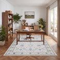 thumbnail image 2 of Garvee 8'x10' Vintage Floral Area Rug Oriental Distressed Carpet, Washable Non Slip Boho Rug for Living Room Bedroom Dining Room, Beige Green, 2 of 8