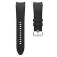 thumbnail image 4 of Adjustable Sports Watch Band for Samsung Galaxy Watch 4 Classic 42mm Replacement Silicone Watch Bands - Fashionable PU Leather Rubber Watch Straps - Compatible for Galaxy Watch 4 Classic 42mm, Black, 4 of 6